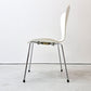 フリッツハンセン Fritz Hansen 3107 セブンチェア ホワイト ラッカー仕上げ スタッキング アルネ・ヤコブセン Arne Jacobsen デンマーク 北欧家具 B ●