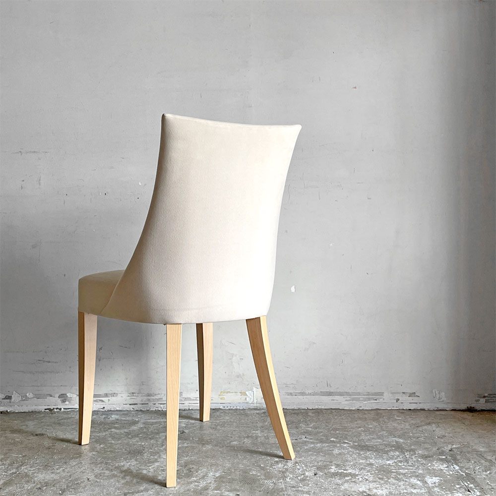 イデー IDEE アミチェア AMI CHAIR ダイニングチェア 1pソファ ラムース生地 アイボリー ■