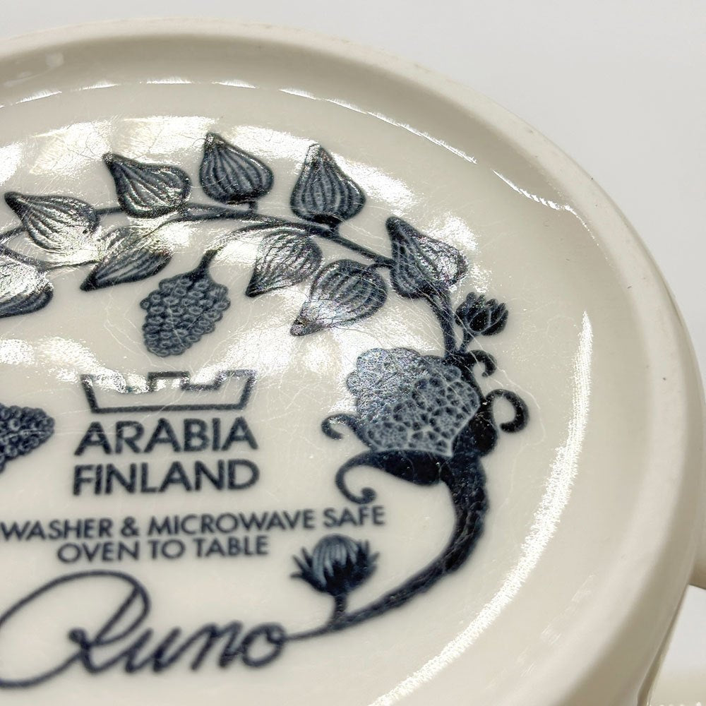 アラビア ARBIA ルノ Runo ウィンタースター マグカップ ヘイニリータフフタ 400ml 廃盤 王冠マーク 旧ロゴ 北欧食器 ●