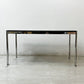 USMモジュラーファニチャー USM Haller USMハラーテーブル ワーキングデスク ダイニングテーブル チャコールリノリウム H74cm アジャスター A ●