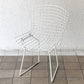 ノル Knoll 420 サイドチェア ワイヤーチェア ホワイト ハリー・ベルトイア Harry Bertoia ミッドセンチュリー 名作椅子 ◇