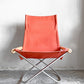 ニーチェアX  NY chair X フォールディングチェア ロッキング 折り畳み ナチュラル×レンガ MoMA 藤栄 新居 猛 ■