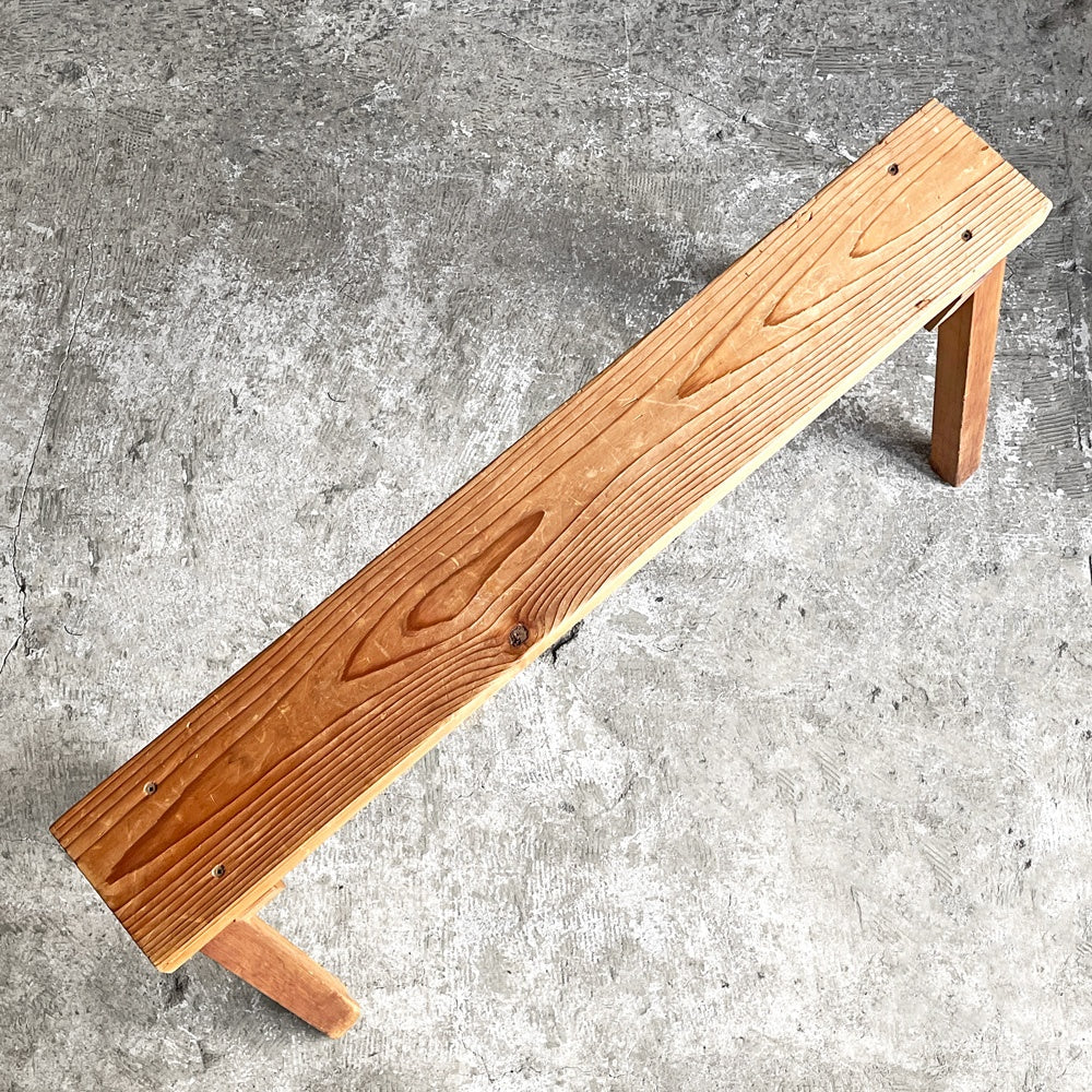 石巻工房 Ishinomaki Laboratory 工房 ベンチ KOBO BENCH 花台 プランタースタンド 屋久島地杉 芦沢啓治 H42.5cm ■