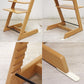 ストッケ STOKKE トリップトラップ TRIPP TRAPP ベビーチェア キッズチェア S/N6～ ナチュラル グライダー付き ノルウェー 北欧家具 ●