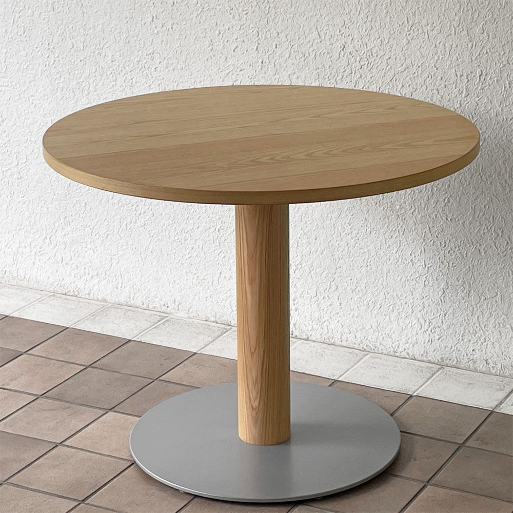 カンディハウス CONDE HOUSE コタン KOTAN ラウンド ダイニングテーブル タモ材 φ90cm 深澤直人スーパーノーマル 定価216,700円 ◇