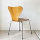 フリッツハンセン Fritz Hansen セブンチェア ダイニングチェア スタッキング チェリー材 アルネ・ヤコブセン Arne Jacobsen 80’s 北欧ビンテージ A ★