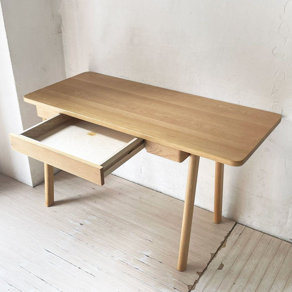 アクタス ACTUS アクタスキッズ サークル SARCLE デスク W120cm オーク材 美品 定価¥95,700- ★