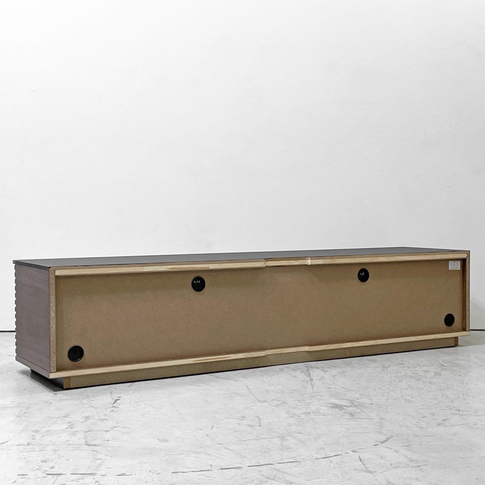 関家具 ジェネシス JENESYS テレビボード ウォールナット TVボード AVボード 2ドロワー W180cm 定価￥86,750- ●