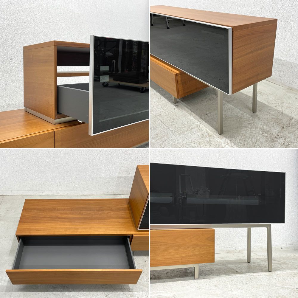 ボーコンセプト BoConcept ボラーニ Volani AVボード テレビボード スライド式 ウォールナット材 モダン ナチュラル 〓
