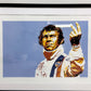 コンラッドリーチ CONRAD LEACH スティーブ・マックイーン Steve McQueen シルクスクリーン アートフレーム ポスター ポップアート 21/30 希少 21×30cm(スクリーンサイズ) 額装品 ●