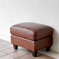 イデー IDEE リラ オットマン RIRA OTTOMAN フットスツール オットマン 本革 レザー ナラ材 ブラウン系 W60cm  ◇