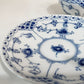 ロイヤルコペンハーゲン ROYAL COPENHAGEN ブルーフルーテッド ハーフレース ティーカップ＆ソーサー 北欧食器 Ａ ◎