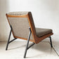 トラックファニチャー TRUCK FURNITURE ブーメランチェア BOOMERANG ナラ無垢材×スチール 1人掛けソファ 参考定価約14万円 ★