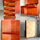 Danish vintage ビューローキャビネット Bookcase & PullOut Desk デスク シェルフ チーク材 60s ビンテージ 北欧デザイン ■