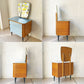 UKビンテージ Vintage HOMEWORTHY ドレッサーチェスト ミラー付き メラミントップ ミッドセンチュリー Lloyd's Antiques購入品 ★