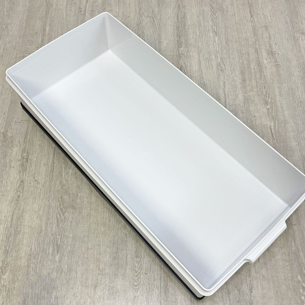 タッパーウェア Tupperware スーパーケース Super Case ロング ホワイト 38L キャスター付き 収納ケース ●