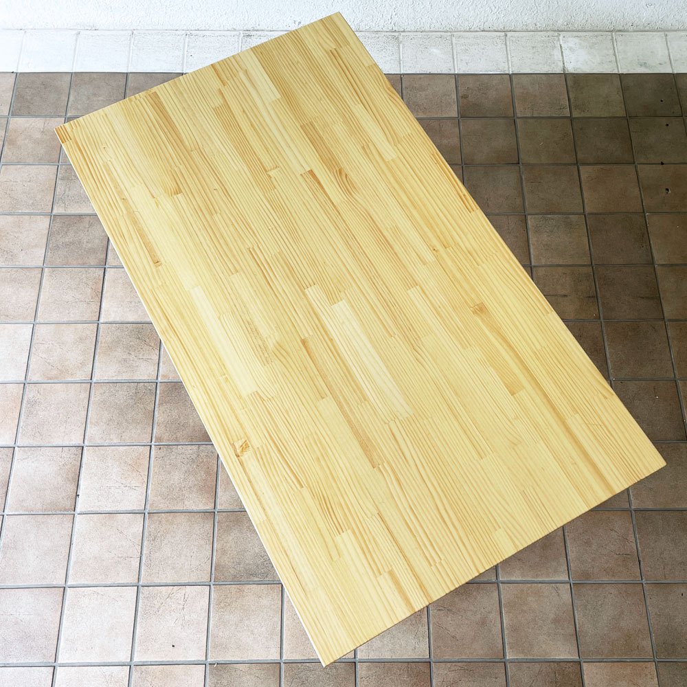 かなでもの KANADEMONO ザ・テーブル THE TABLE デスク W140xD80cm ラバーウッド トラペゾイド脚 ◇