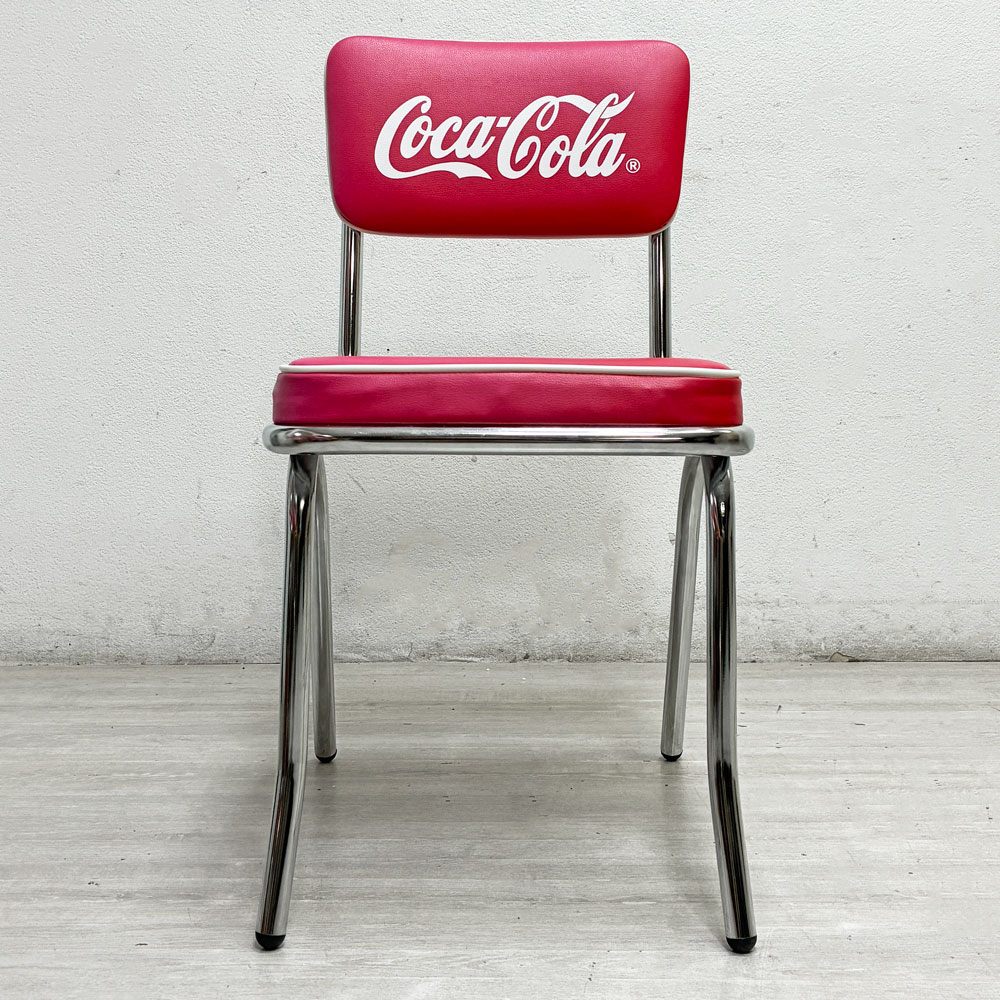 コカ・コーラ Coca Cola コークチェア Coke Chair PJ-105C ダイニング カフェチェア 50sビンテージスタイル 店舗什器 US B ●