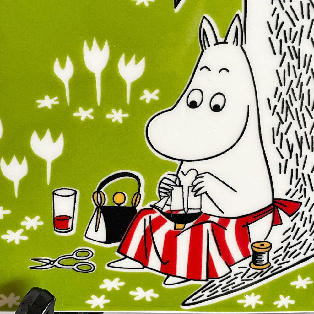 アラビア ARABIA ムーミンデコツリー MOOMIN DECO TREE 陶板 プレート ムーミンママ トーベ・ヤンソン フィンランド 北欧食器 廃番 ■