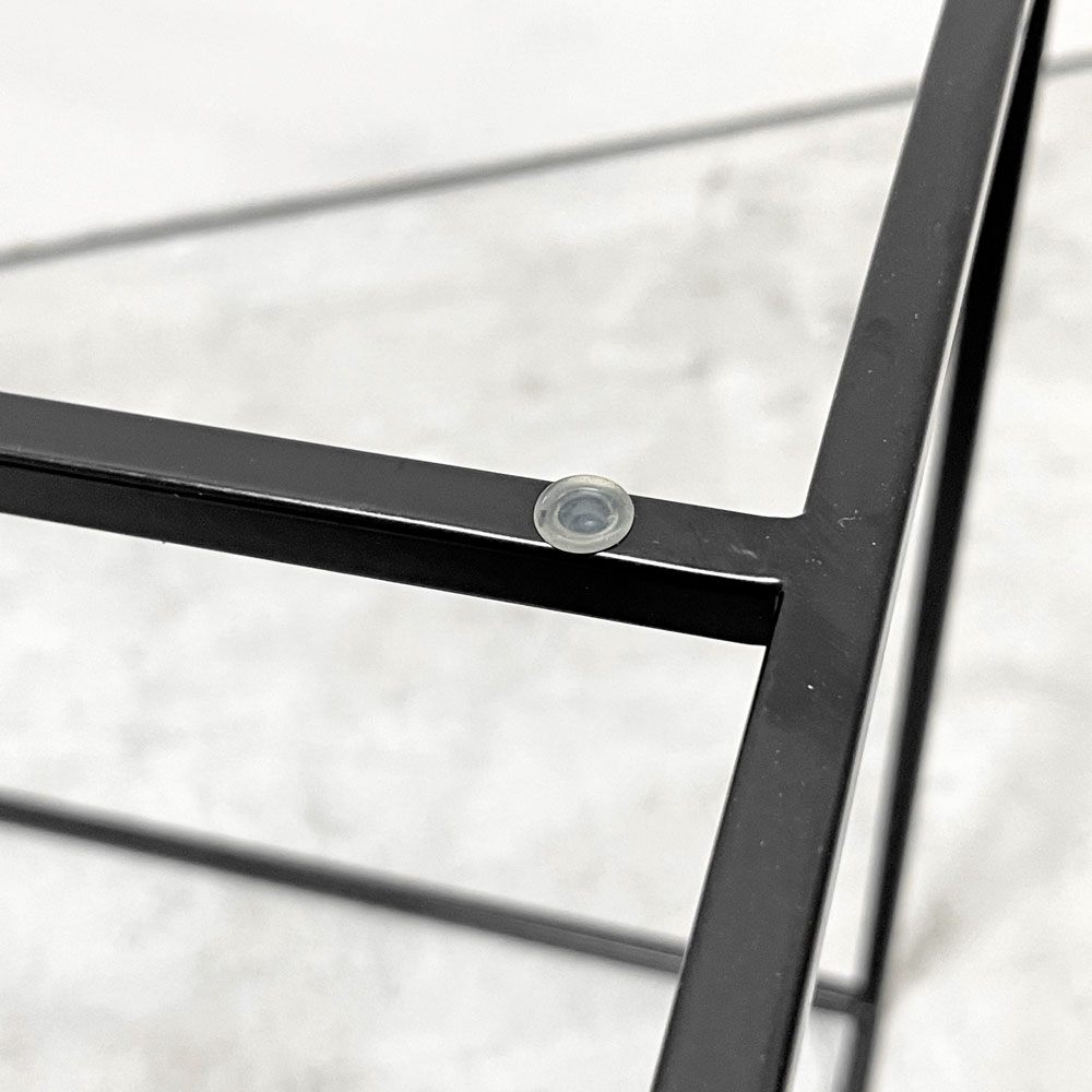 ヘイ HAY トレイテーブル Tray Table コーヒーテーブル センターテーブル Mサイズ ブラック W40cm スクエア 2Way 北欧 デンマーク モダン 定価￥42,900- C●