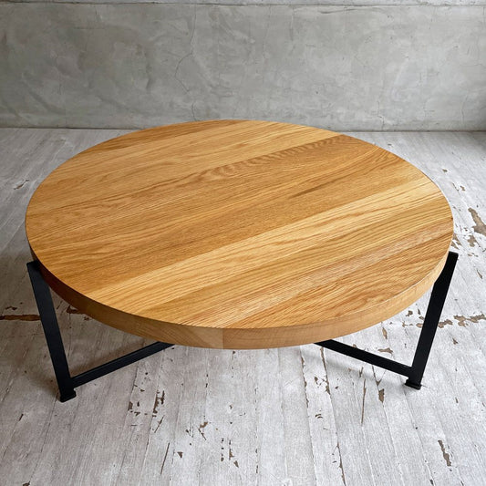 ディーケースリー dk3 プラトー PLATEAU リビングテーブル オーク無垢材 Φ80cm ローテーブル デンマーク ACTUS取り扱い 定価139,700円 ♪