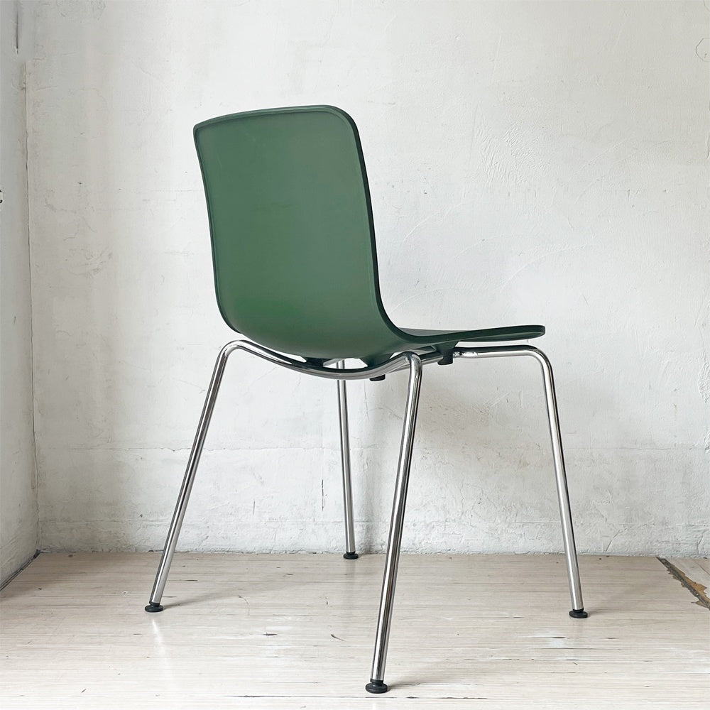 ヴィトラ vitra ハル HAL Tube ハルチューブ ダイニングチェア スタッカブル スタッキングチェア グリーン ジャスパー・モリソン B ★