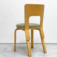 アルテック artek チェア66 CHAIR66 ダイニングチェア ナチュラルラッカー バーチ材 ファブリックシート アルヴァ・アアルト フィンランド 北欧家具 ビンテージ A ●