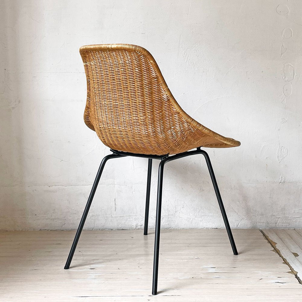 イデー IDEE バーバス チェア BARBAS CHAIR ダイニングチェア スチール脚 ラタン ナチュラル リゾートスタイル B ★