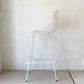 ノル Knoll Counter Height Stool カウンター ハイスツール ワイヤーチェア ホワイト ハリー・ベルトイア ミッドセンチュリー シートパッド付き ビンテージ ★