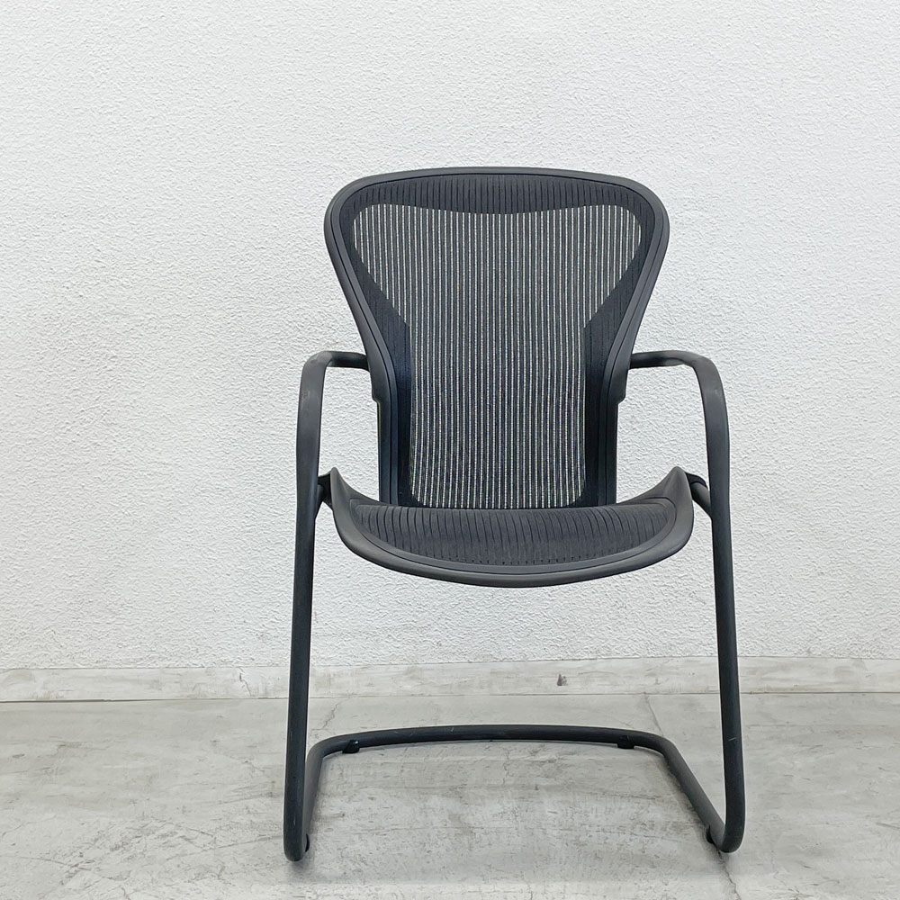 ハーマンミラー Herman Miller アーロン サイドチェア Aeron Side Chair クラシックカーボン カンチレバー 廃盤 \100,440- B  〓