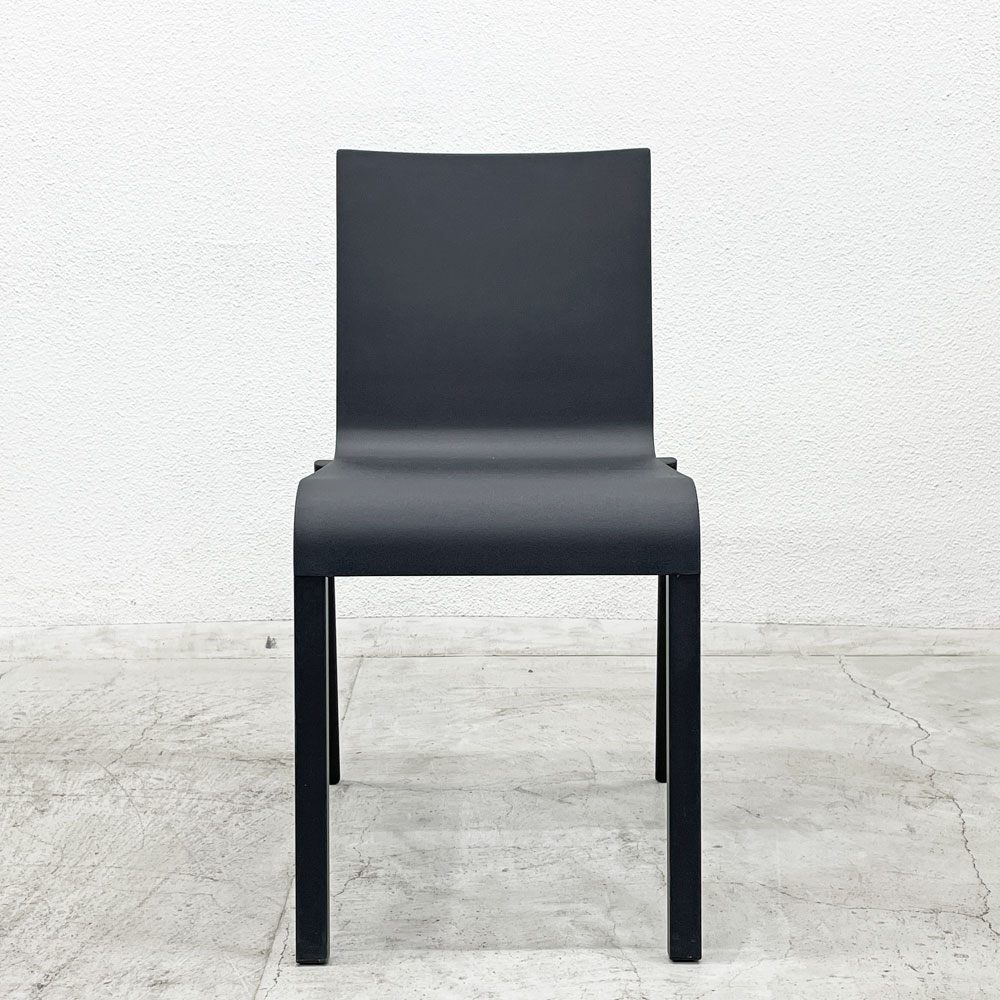 ヴィトラ vitra. ゼロスリー .03 ダイニングチェア スタッキングチェア マールテン・ヴァン・セーヴェレン Maarten Van Severen ブラック 定価81,400円 〓