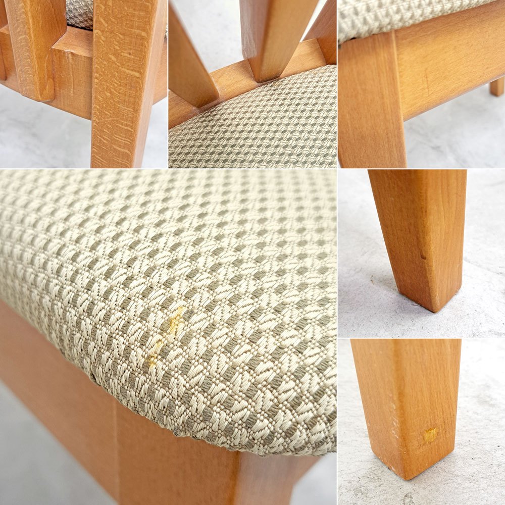 スコービー Skovby ダイニングチェア SM66 ビーチ材 ファブリック モダンデザイン デンマーク 北欧家具 B ●