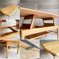 モモナチュラル Momo Natural ワイド FD ミドル テーブル WIDE FD MID TABLE コーヒーテーブル エレベーターテーブル 昇降式 アルダー材 ♪