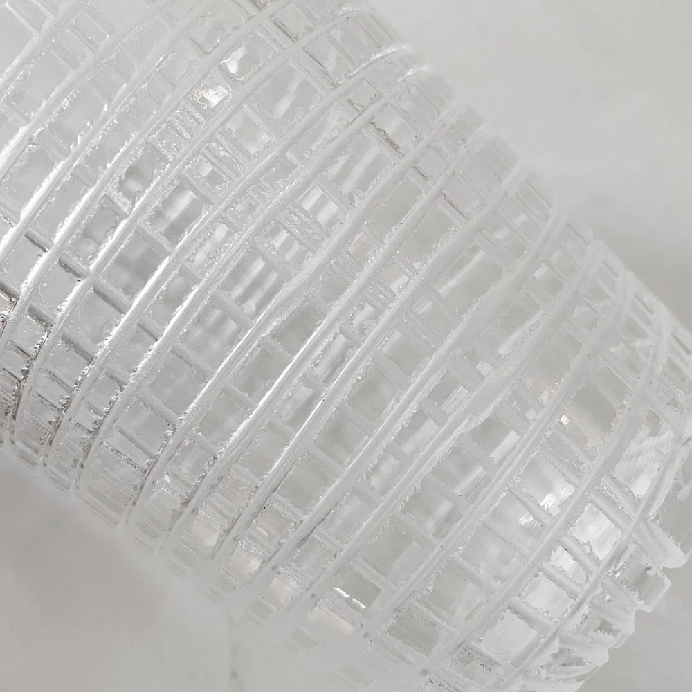 辻和美 Kazumi Tsuji 普通のコップ ミゾレ グラス ガラスタンブラー Φ7.5×9cm ファクトリーズーマー factory zoomer 現代作家 ◎