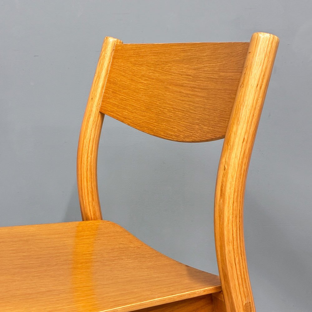無印良品 MUJI リアルファニチャー REAL FURNITURE オーク材 ダイニングチェア ナチュラルテイスト 定価：￥25,000- A ◎