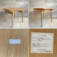 イデー IDEE イキ IKI ダイニングテーブル DINING TABLE 900 オーク材 ナチュラル 北欧スタイル 定価￥99,000- ♪