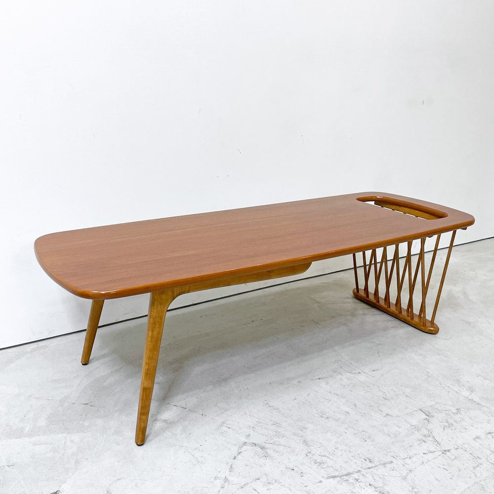 アクメファニチャー ACME Furniture デルマー DELMAR コーヒーテーブル ローテーブル マガジンラック ミッドセンチュリー 廃番 ●