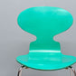 フリッツハンセン Fritz Hansen アントチェア アリンコチェア 4本脚 3101 ラッカー グリーン系 アルネ・ヤコブセン 北欧家具 ◎