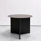 ヘイ HAY スリットテーブル SLIT TABLE XL サイドテーブル ローテーブル ラウンド Φ45cm スチール ブラック 北欧 デンマーク モダン C ●