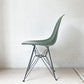 ハーマンミラー Herman Miller 2nd ビンテージ サイドシェルチェア FRP製 オリーブグリーン エッフェルベース C&R イームズ ミッドセンチュリー ★