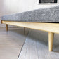 グラフ graf × 相合家具 SOGO adシリーズ デイベッドベンチ Day bed bench グレー系ファブリック ホワイトアッシュ材 美品  ★