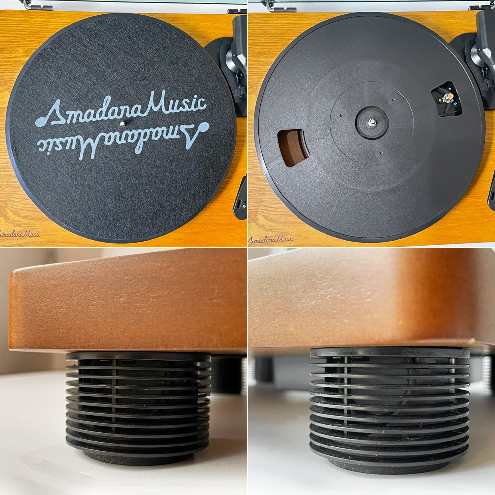 アマダナ amadana music レコードプレーヤー ターンテーブル SIBRECO 元箱付き ★