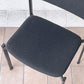 アスコ ASKO キキチェア KIKI CHAIR ダイニングチェア スチール ファブリック ブラック イルマリ・タピオヴァーラ フィンランド 北欧家具 ビンテージ ◇
