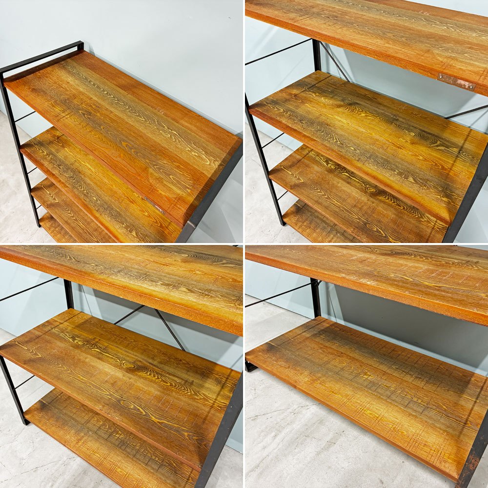アデペシュ a.depeche アイアンシェルフ iron shelf 900 Mサイズ ビンテージスタイル 廃番 参考価格￥65,000- ◎