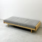 グラフ graf × 相合家具 SOGO adシリーズ デイベッドベンチ Day bed bench ホワイトアッシュ材 グレー系 ファブリック W171cm ●