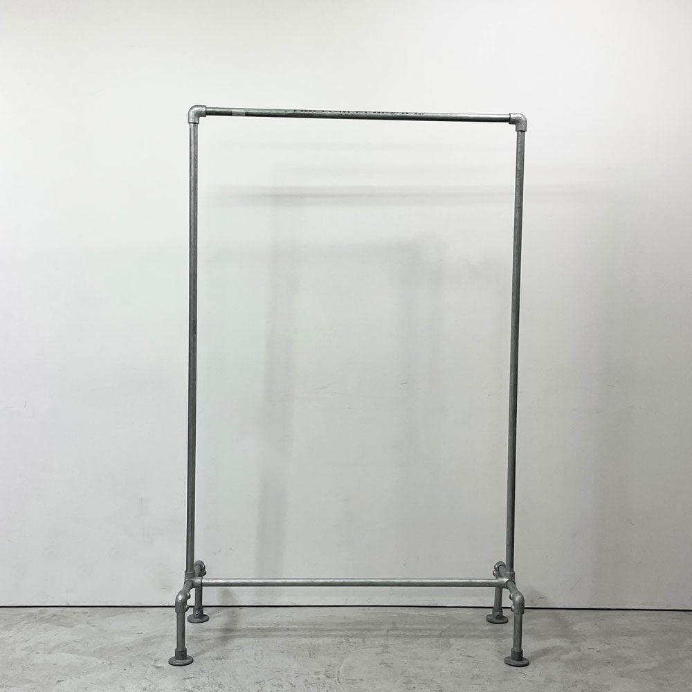 キークランプ KeeKlamp 単管 ハンガーラック パイプ シルバー H183cm インダストリアルデザイン 店舗什器 B ●