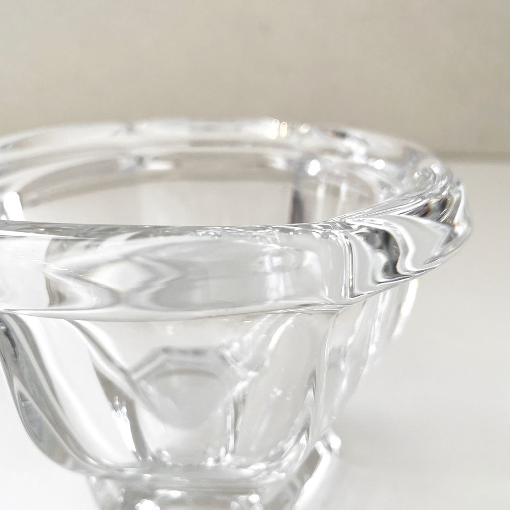 バカラ Baccarat アルクール Harcourt ミズーリ Missouri ジャムジャー シュガーポット Φ13cm スプーン欠品 クリスタルガラス フランス 廃番 ◎