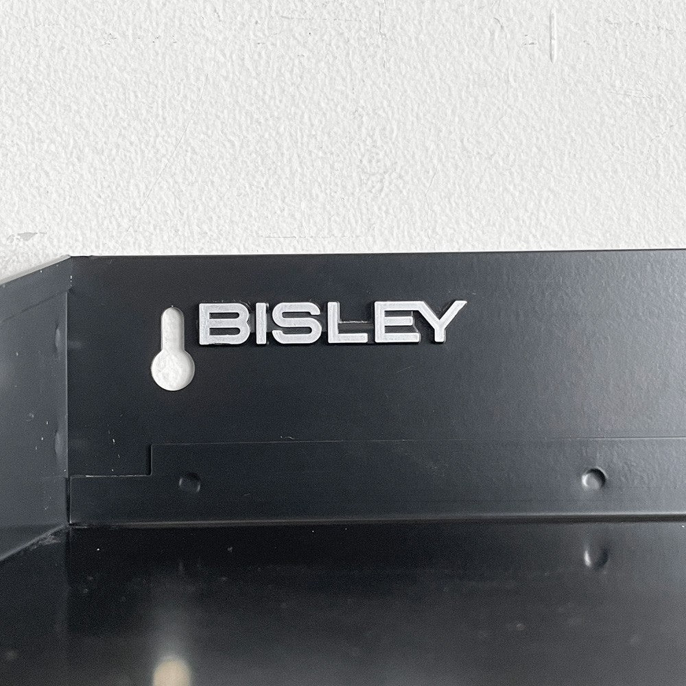 ビスレー BISLEY 3段 レターラック ブラック 書類棚 A4サイズ 横型 W38.5cm 壁掛け可 デスクアクセサリー 英国 A ■