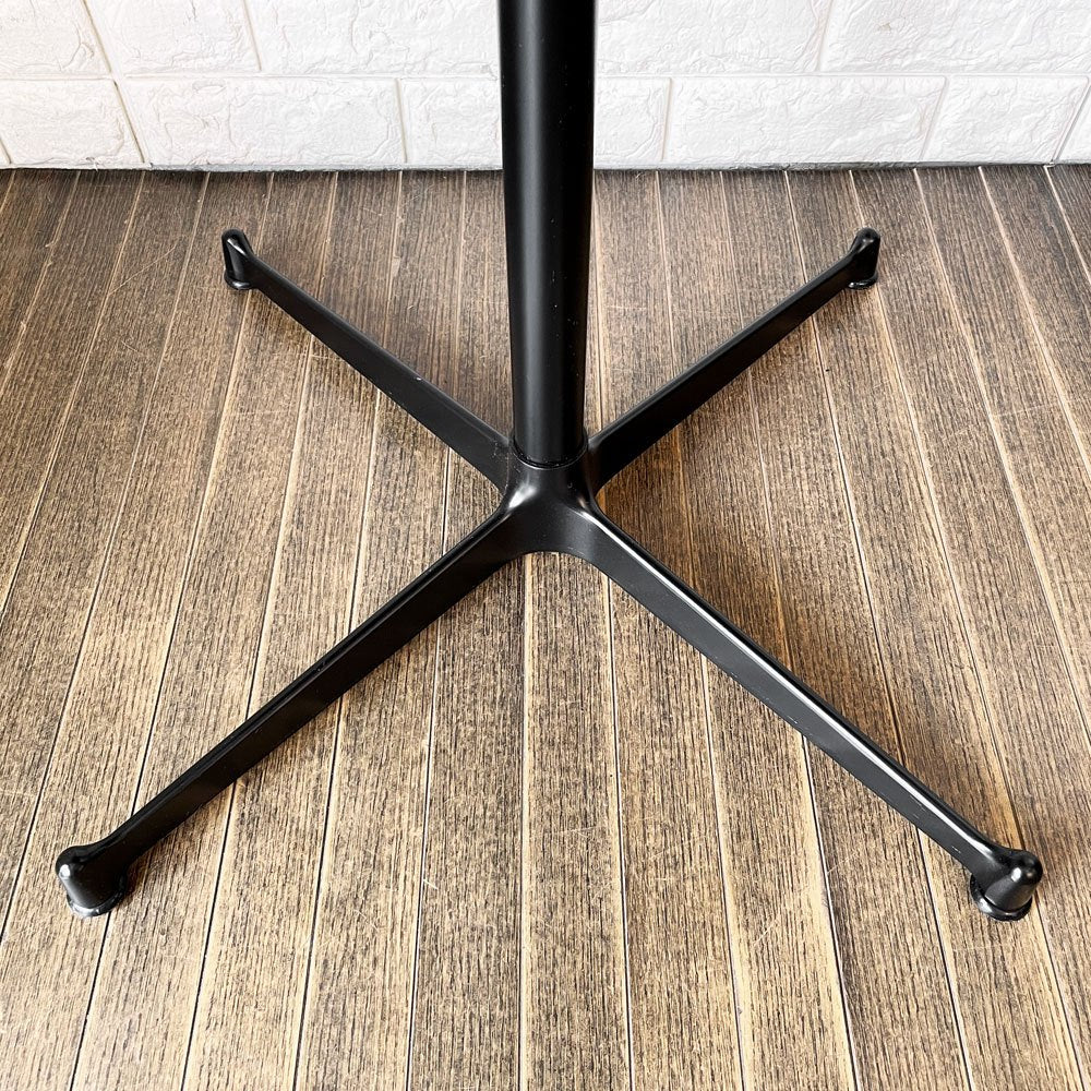 モモナチュラル MOMO Natural カフェテーブル Cafe Table Square X leg スクエア オーク材 スチールレッグ W68cm 定価￥32,500- 廃番 ◎