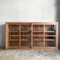 クラッシュゲート CRASH GATE ノットアンティークス Knot Antiques ハチス サイドキャビネット w175cm 杉古材 ガラス 関家具 展示 定価￥132,000- ■